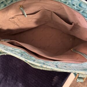 Brahmin 13x16" teal purse